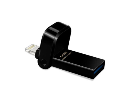 PenDrive ADATA 64GB i-Memory AI920 jet black (USB3.1+Lightning)